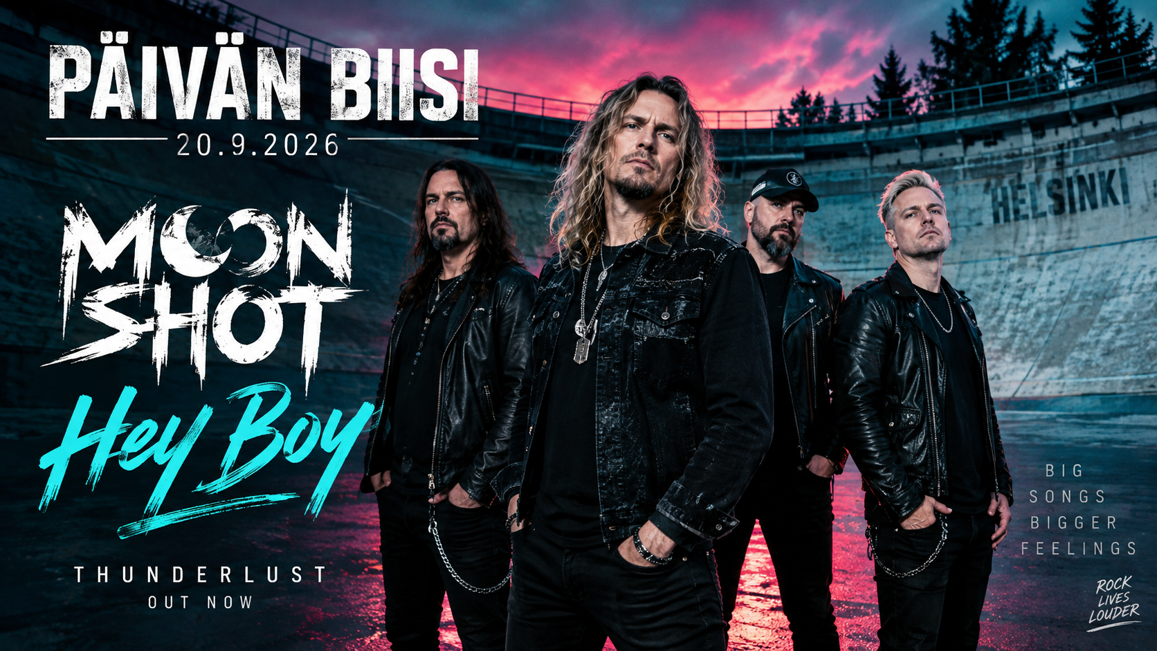 Päivän biisi 20.9.2026 – Moon Shot: Hey Boy