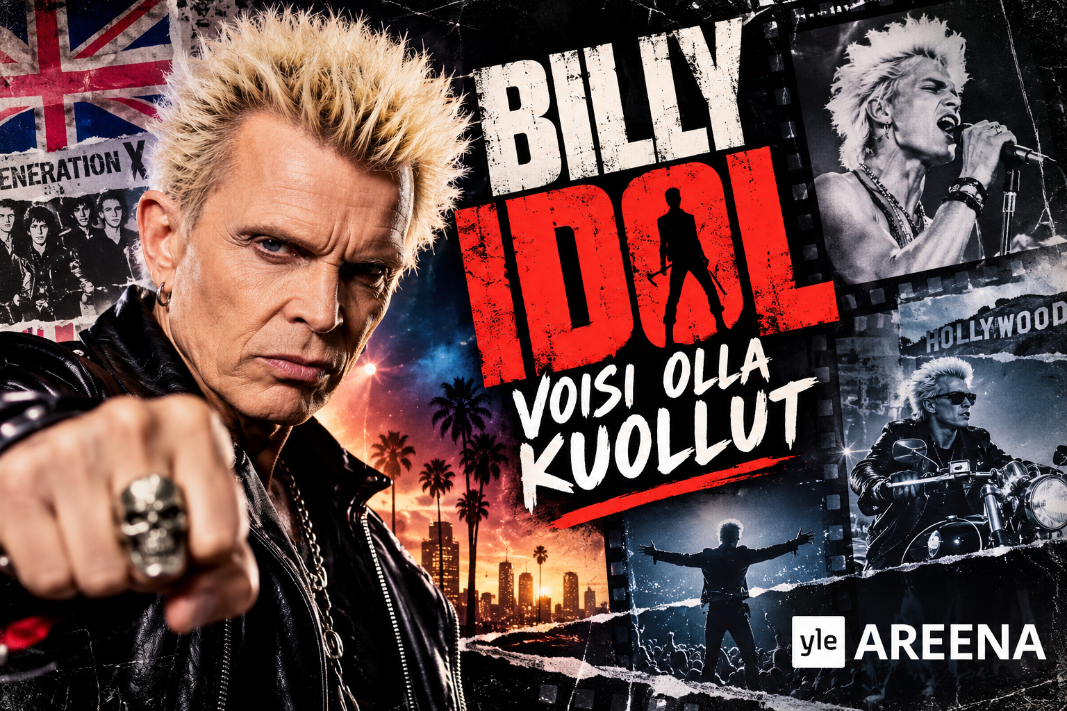 Päivän dokumentti 10.10. – Billy Idol voisi olla kuollut: rocktähti, jonka ei ehkä pitänyt selvitä