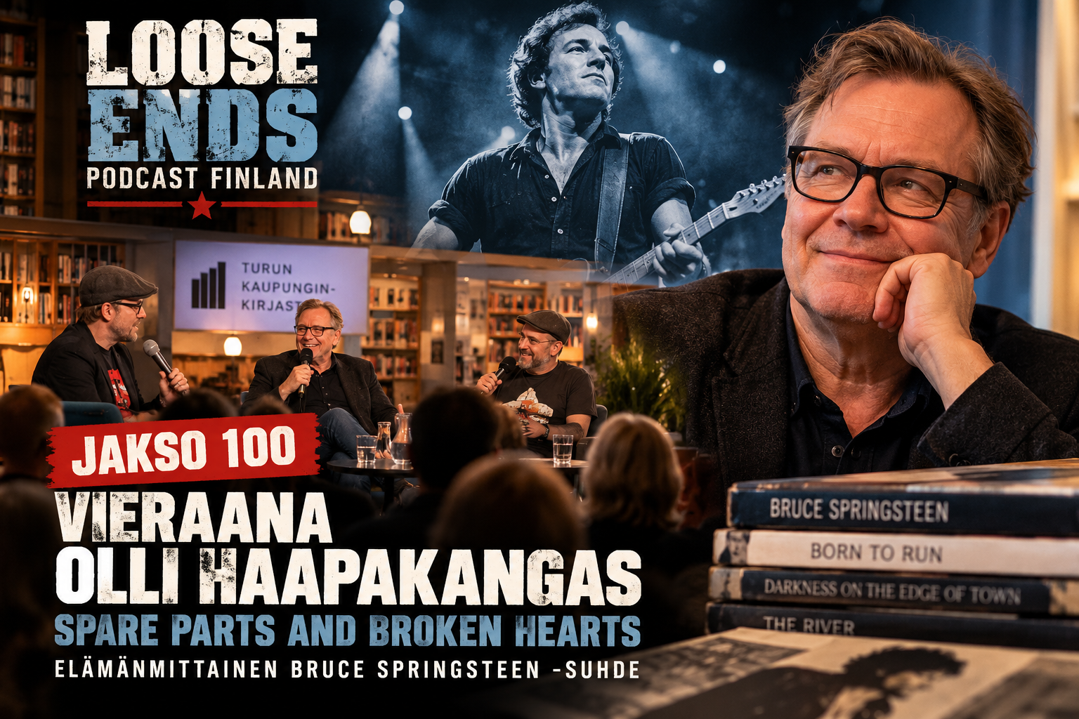 Päivän Podcast 7.10. – Loose Ends Podcast Finland: Olli Haapakangas ja Bruce Springsteen