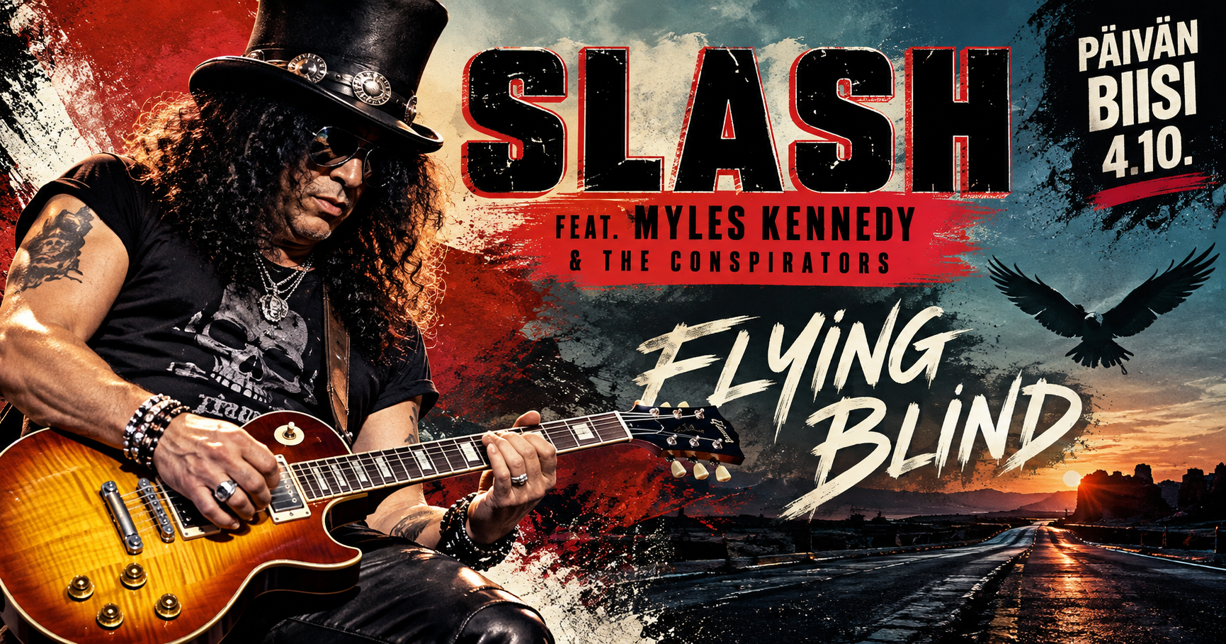 Päivän biisi 4.10: Slash feat. Myles Kennedy & The Conspirators – Flying Blind