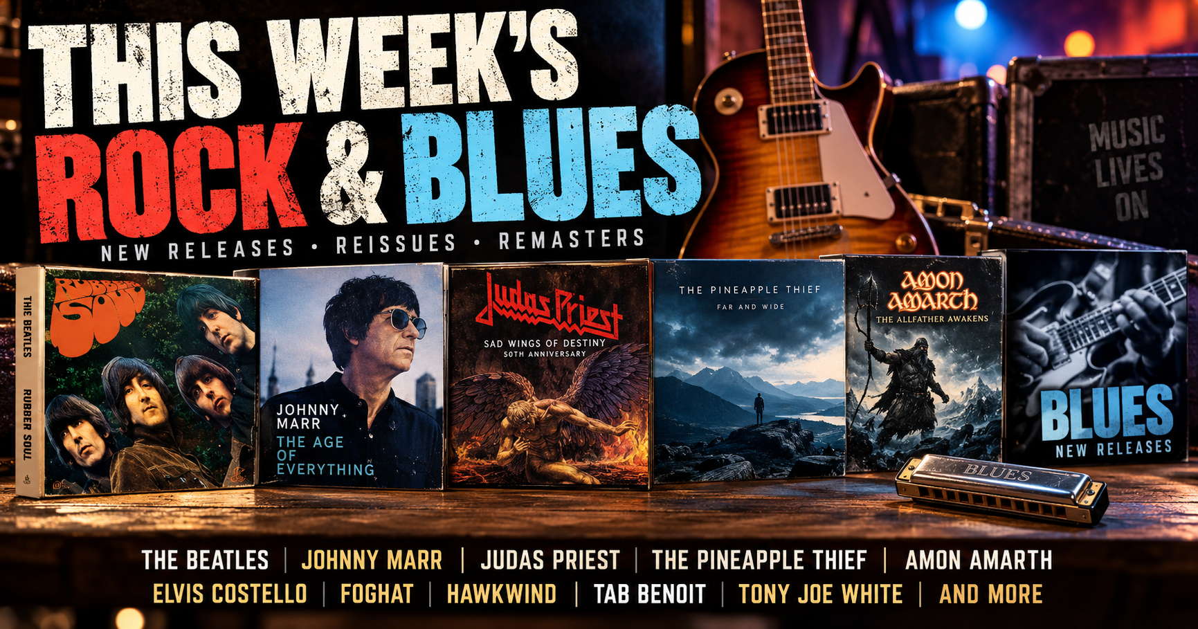 Viikon kiinnostavimmat rock- ja bluesjulkaisut 28.9.–4.10.2026