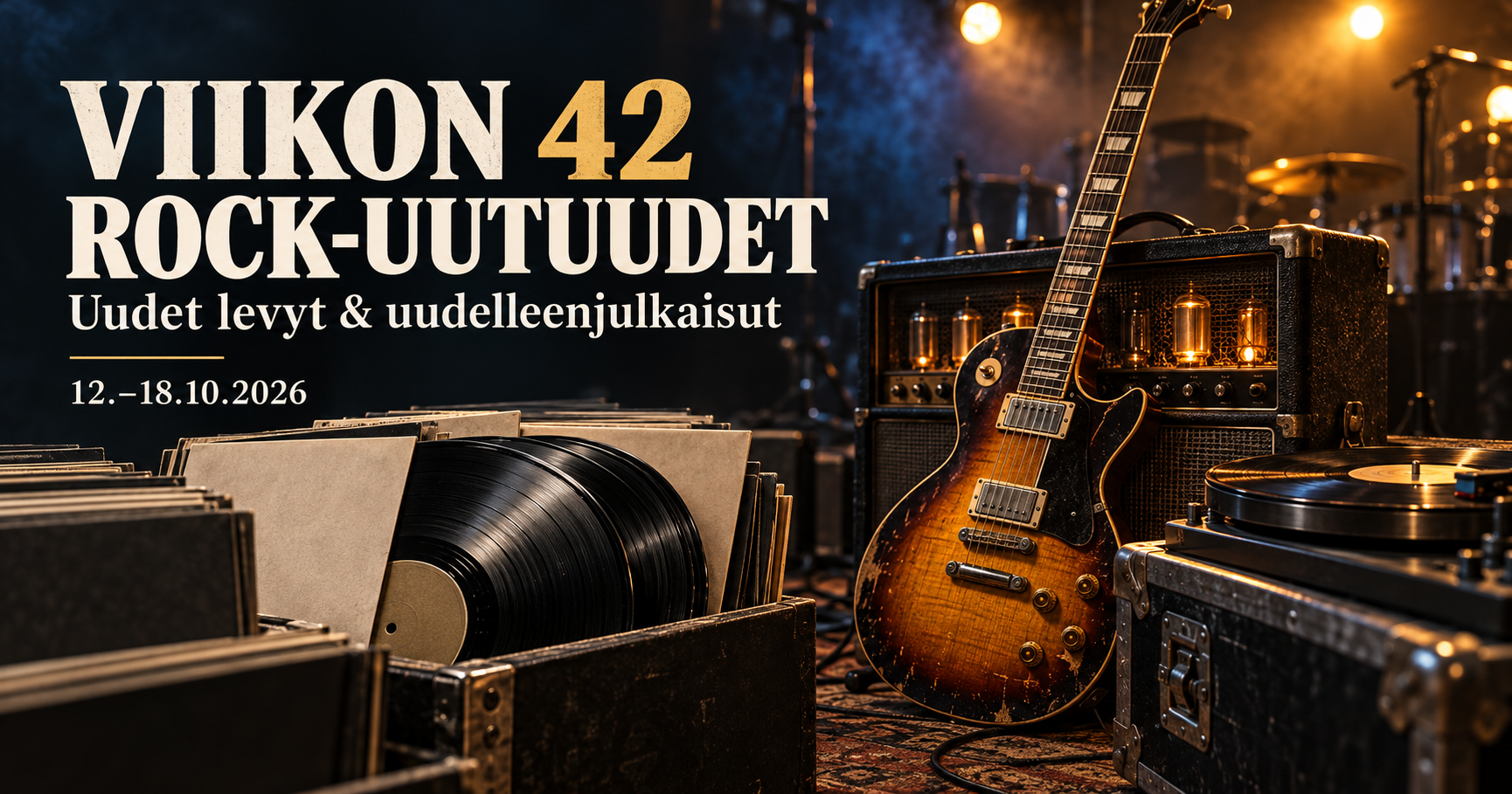 Viikon 42 tärkeimmät rock-uutuudet ja uudelleenjulkaisut